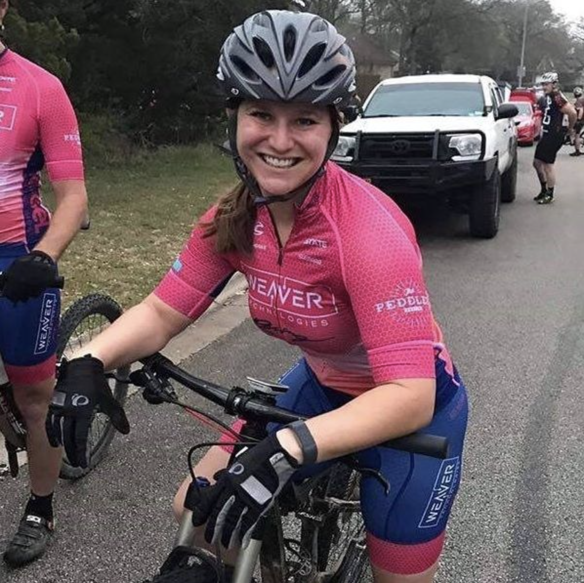 Larissa Tater biking
